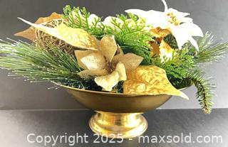 MaxSold Auction: Festive centrepiece in vintage handcrafted copper bowl - London (Ontario, Canada) SELLER MANAGED Downsizing Online Auction - Charlotte Street