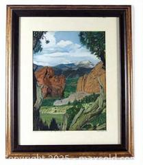 MaxSold Auction: Framed original art - Frank Osmon - London (Ontario, Canada) SELLER MANAGED Downsizing Online Auction - Charlotte Street