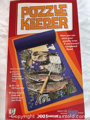 MaxSold Auction: Go! Puzzle Keeper Felt Mat with Roll-Up Tube and Straps - London (Ontario, Canada) SELLER MANAGED Downsizing Online Auction - Charlotte Street