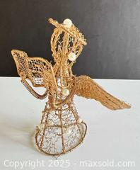 MaxSold Auction: Gold Wire Angel Ornaments with Pearl Accents (Pair) - London (Ontario, Canada) SELLER MANAGED Downsizing Online Auction - Charlotte Street