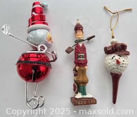 MaxSold Auction: Golf-themed Christmas ornaments - London (Ontario, Canada) SELLER MANAGED Downsizing Online Auction - Charlotte Street