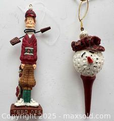 MaxSold Auction: Golf-themed Christmas ornaments - London (Ontario, Canada) SELLER MANAGED Downsizing Online Auction - Charlotte Street