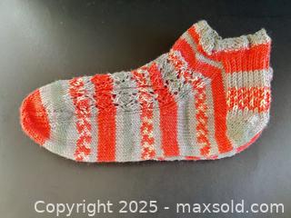 MaxSold Auction: Hand-knitted socks (approx size Womens’ 9)  - London (Ontario, Canada) SELLER MANAGED Downsizing Online Auction - Charlotte Street