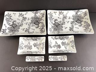 MaxSold Auction: Jysk porcelain sushi plate set - London (Ontario, Canada) SELLER MANAGED Downsizing Online Auction - Charlotte Street