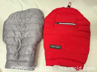 MaxSold Auction: Lot of 2 Quilted Puffer Dog Jackets, Small/Medium - London (Ontario, Canada) SELLER MANAGED Downsizing Online Auction - Charlotte Street