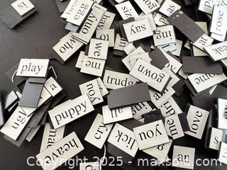 MaxSold Auction: Magnetic poetry set - London (Ontario, Canada) SELLER MANAGED Downsizing Online Auction - Charlotte Street