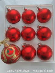 MaxSold Auction: Martha Stewart red ornaments - London (Ontario, Canada) SELLER MANAGED Downsizing Online Auction - Charlotte Street