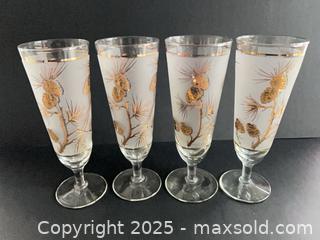 MaxSold Auction: MCM Vintage Libbey beer glasses  - London (Ontario, Canada) SELLER MANAGED Downsizing Online Auction - Charlotte Street
