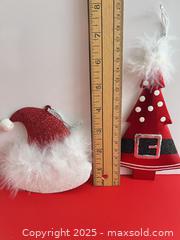 MaxSold Auction: Pier 1 Christmas Santa Hat & Santa-Tree Hanging Ornaments (2) - London (Ontario, Canada) SELLER MANAGED Downsizing Online Auction - Charlotte Street