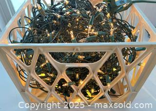 MaxSold Auction: Plastic crate of white lights - London (Ontario, Canada) SELLER MANAGED Downsizing Online Auction - Charlotte Street