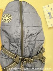 MaxSold Auction: Poochbark Navy Blue Dog Winter Coat with Built-In Harness, 19.5–20 in - London (Ontario, Canada) SELLER MANAGED Downsizing Online Auction - Charlotte Street