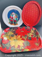 MaxSold Auction: Serving trays / cookie plates with Christmas themes - London (Ontario, Canada) SELLER MANAGED Downsizing Online Auction - Charlotte Street
