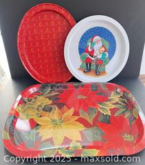 MaxSold Auction: Serving trays / cookie plates with Christmas themes - London (Ontario, Canada) SELLER MANAGED Downsizing Online Auction - Charlotte Street