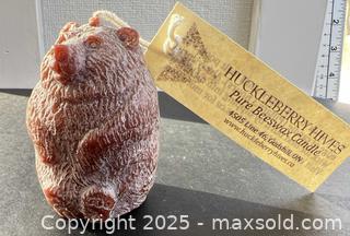 MaxSold Auction: Small bear-shaped beeswax candle - London (Ontario, Canada) SELLER MANAGED Downsizing Online Auction - Charlotte Street