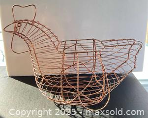 MaxSold Auction: Vintage wire egg basket - London (Ontario, Canada) SELLER MANAGED Downsizing Online Auction - Charlotte Street