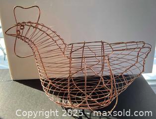 MaxSold Auction: Vintage wire egg basket - London (Ontario, Canada) SELLER MANAGED Downsizing Online Auction - Charlotte Street