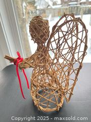 MaxSold Auction: Wicker Rattan Angel Figurine Holiday Decoration, 13 in - London (Ontario, Canada) SELLER MANAGED Downsizing Online Auction - Charlotte Street