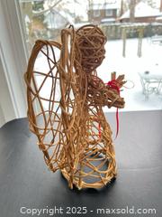 MaxSold Auction: Wicker Rattan Angel Figurine Holiday Decoration, 13 in - London (Ontario, Canada) SELLER MANAGED Downsizing Online Auction - Charlotte Street