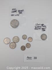 MaxSold Auction: Canadian &#38; Chinese Silver Coins (37g total) - Langley (British Columbia, Canada) SELLER MANAGED Reseller Online Auction - 68 Avenue