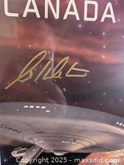 MaxSold Auction: Captain Kirk Framed Stamp- William Shatner Signed- 367/1100 Limited Edition - Langley (British Columbia, Canada) SELLER MANAGED Reseller Online Auction - 68 Avenue