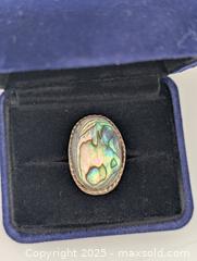 MaxSold Auction: Vintage Abalone &#38; Mexican 925 Silver Ring and Sunstone &#38; 925 Silver Earrings  - Langley (British Columbia, Canada) SELLER MANAGED Reseller Online Auction - 68 Avenue