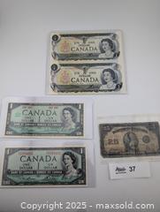MaxSold Auction: Vintage Canadian Bank Notes- Most Uncirculated  - Langley (British Columbia, Canada) SELLER MANAGED Reseller Online Auction - 68 Avenue