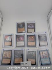 MaxSold Auction: Vintage Magic the Gathering Cards incl Lotus Petal &#38; Bitterblossom (10 Total Cards)  - Langley (British Columbia, Canada) SELLER MANAGED Reseller Online Auction - 68 Avenue