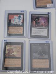 MaxSold Auction: Vintage Magic the Gathering Cards incl Lotus Petal &#38; Bitterblossom (10 Total Cards)  - Langley (British Columbia, Canada) SELLER MANAGED Reseller Online Auction - 68 Avenue