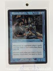 MaxSold Auction: Vintage Rhystic Study-Magic the Gathering Card  - Langley (British Columbia, Canada) SELLER MANAGED Reseller Online Auction - 68 Avenue