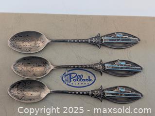 MaxSold Auction: Vintage Sterling Silver BC Ferries Souvenir Spoons (29g total) - Langley (British Columbia, Canada) SELLER MANAGED Reseller Online Auction - 68 Avenue