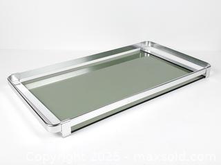 MaxSold Auction: Large MCM Italian Steel and Smoked Glass Tray - Toronto (Ontario, Canada) SELLER MANAGED Downsizing Online Auction - Esandar Drive (STORAGE)