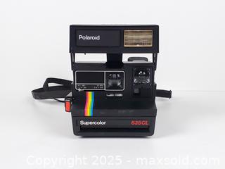 MaxSold Auction: Polaroid Supercolor 635 CL Camera - Toronto (Ontario, Canada) SELLER MANAGED Downsizing Online Auction - Esandar Drive (STORAGE)