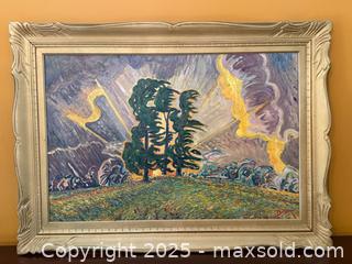 MaxSold Auction: David Drum Signed Canadian Landscape Oil Painting  - Toronto (Ontario, Canada) PARTNER MANAGED Estate Sale Online Auction - Wychwood Park