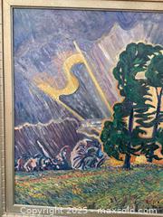 MaxSold Auction: David Drum Signed Canadian Landscape Oil Painting  - Toronto (Ontario, Canada) PARTNER MANAGED Estate Sale Online Auction - Wychwood Park