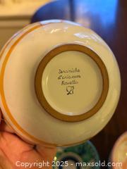 MaxSold Auction: Hand Painted Italian Vietri Pottery Bowls  - Toronto (Ontario, Canada) PARTNER MANAGED Estate Sale Online Auction - Wychwood Park