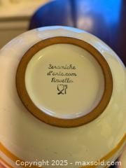 MaxSold Auction: Hand Painted Italian Vietri Pottery Bowls  - Toronto (Ontario, Canada) PARTNER MANAGED Estate Sale Online Auction - Wychwood Park