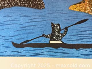 MaxSold Auction: Pitseolak Ashoona Inuit Art Print - Toronto (Ontario, Canada) PARTNER MANAGED Estate Sale Online Auction - Wychwood Park
