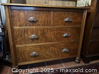 MaxSold Auction: Antique Cherry Wood Chest of Drawers  - Victoria (British Columbia, Canada) SELLER MANAGED Moving Online Auction - Toronto Street