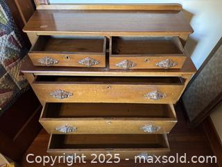 MaxSold Auction: Antique Walnut Cabinet Dresser  - Victoria (British Columbia, Canada) SELLER MANAGED Moving Online Auction - Toronto Street