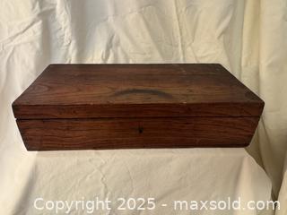 MaxSold Auction: Antique Wooden Box - Victoria (British Columbia, Canada) SELLER MANAGED Moving Online Auction - Toronto Street