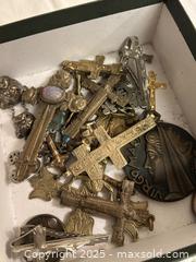 MaxSold Auction: Box of Crucifixes  - Victoria (British Columbia, Canada) SELLER MANAGED Moving Online Auction - Toronto Street