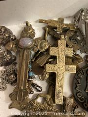 MaxSold Auction: Box of Crucifixes  - Victoria (British Columbia, Canada) SELLER MANAGED Moving Online Auction - Toronto Street
