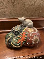 MaxSold Auction: Japanese Kutani-ware Rat Figure  - Victoria (British Columbia, Canada) SELLER MANAGED Moving Online Auction - Toronto Street