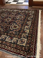 MaxSold Auction: Knotted Afghan Trade Rug  - Victoria (British Columbia, Canada) SELLER MANAGED Moving Online Auction - Toronto Street