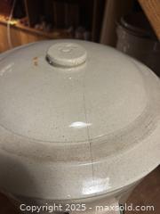 MaxSold Auction: Medalta 5-Gallon Crock with Lid and Handles - Victoria (British Columbia, Canada) SELLER MANAGED Moving Online Auction - Toronto Street