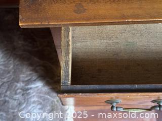 MaxSold Auction:  New England Cherry 4-Drawer Chippendale Chest - Victoria (British Columbia, Canada) SELLER MANAGED Moving Online Auction - Toronto Street