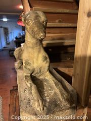 MaxSold Auction: Recumbent Whippet/Greyhound Garden/Entry Statue  - Victoria (British Columbia, Canada) SELLER MANAGED Moving Online Auction - Toronto Street