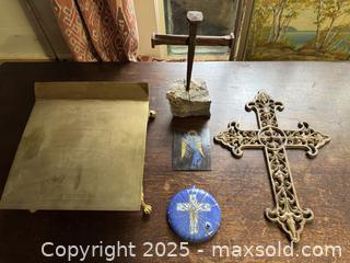 MaxSold Auction: Set of 5 Religious Items  - Victoria (British Columbia, Canada) SELLER MANAGED Moving Online Auction - Toronto Street
