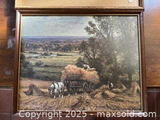 MaxSold Auction: Two Framed Paintings, Watercolour and Oil  - Victoria (British Columbia, Canada) SELLER MANAGED Moving Online Auction - Toronto Street