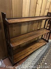 MaxSold Auction: Vintage 1940&#39;s Solid Wood Wall Shelf  - Victoria (British Columbia, Canada) SELLER MANAGED Moving Online Auction - Toronto Street